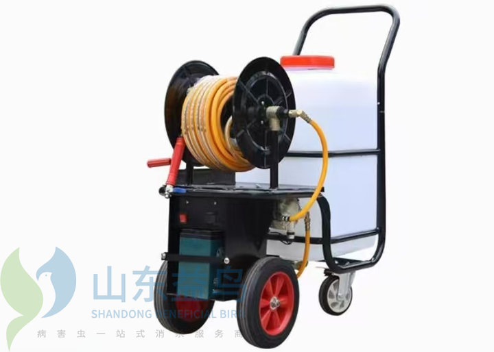 手推卷管式电动高压常量喷雾器（推车式滞留喷洒机）_水印.jpg